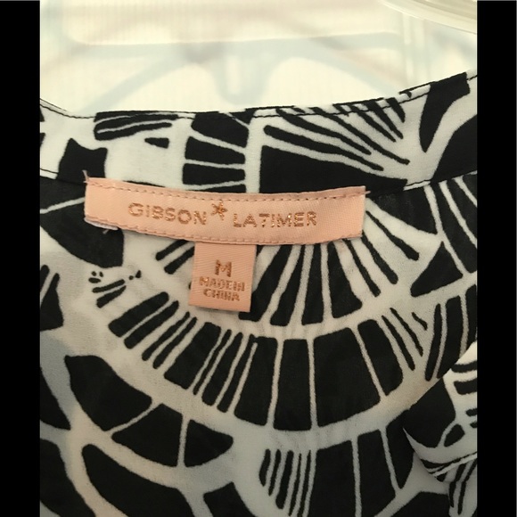 Gibson Latimer Floral Blouse, Top - Picture 2 of 3